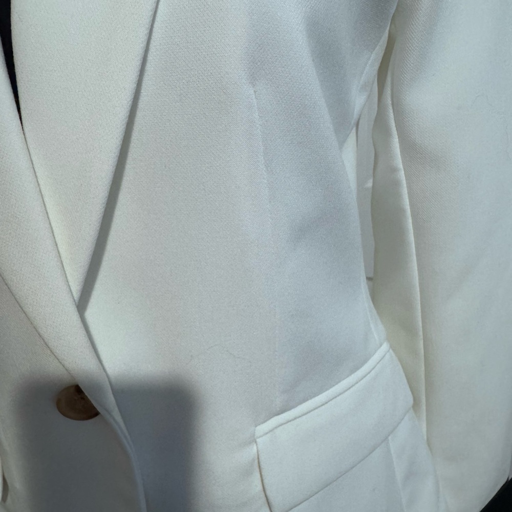 Banana Republic white blazer jacket